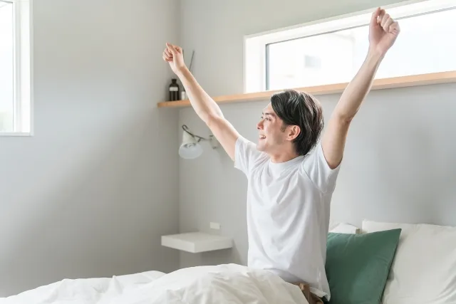 活力あふれる男性