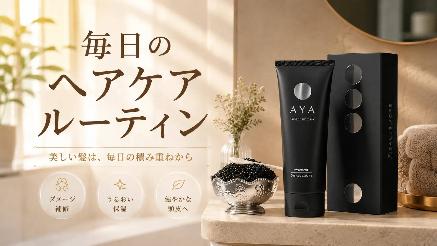 毎日のヘアケアルーチン